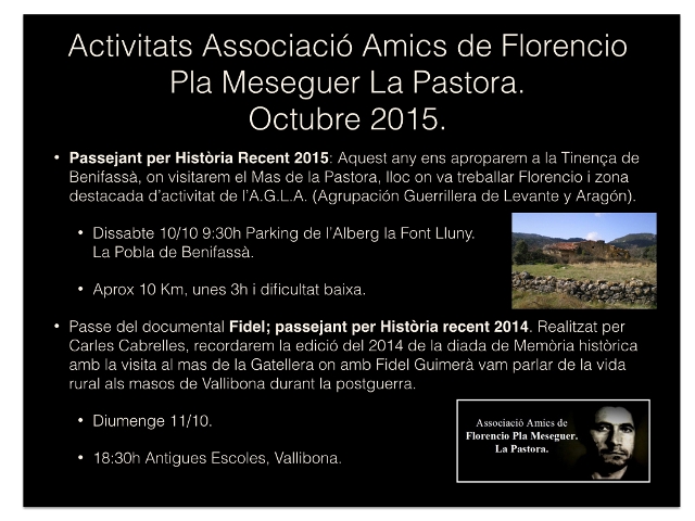 Passejant per la histria recent 2015